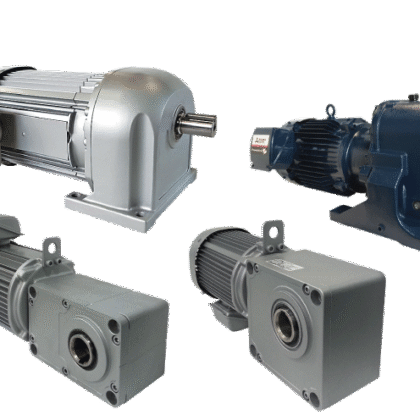 Geared electric motors
