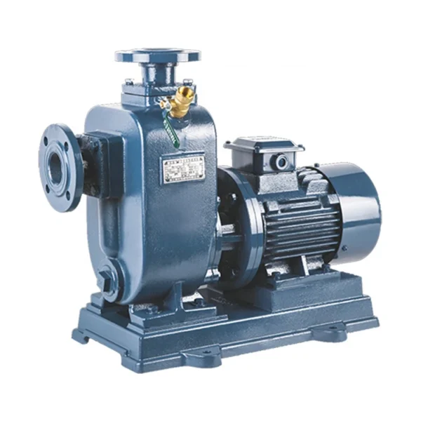 Horizontal self-priming centrifugal pump