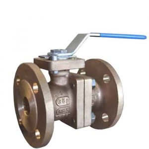 JV090011 – Two-Piece Bronze Ball Valve, ISO 5211 Direct Mount, Flanged PN16
