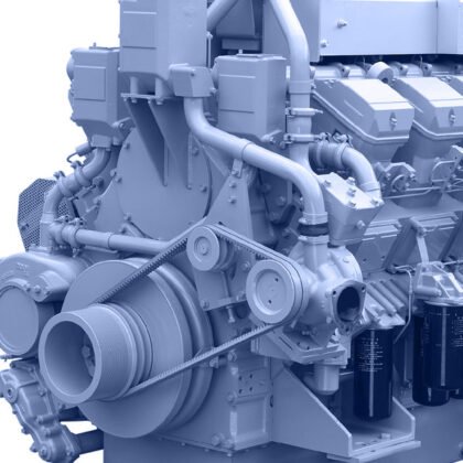 Marine diesel engines and spare parts