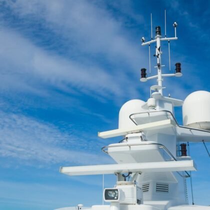 Marine satellite communication systems